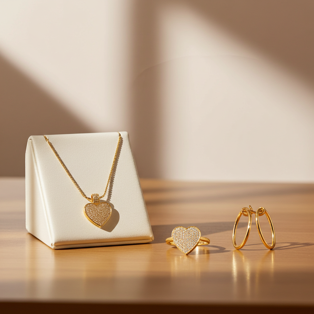 SET LUMINA con Baño de Oro 18K