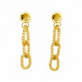 Aros Dorados Éclat dorado baño oro 18K Alenza