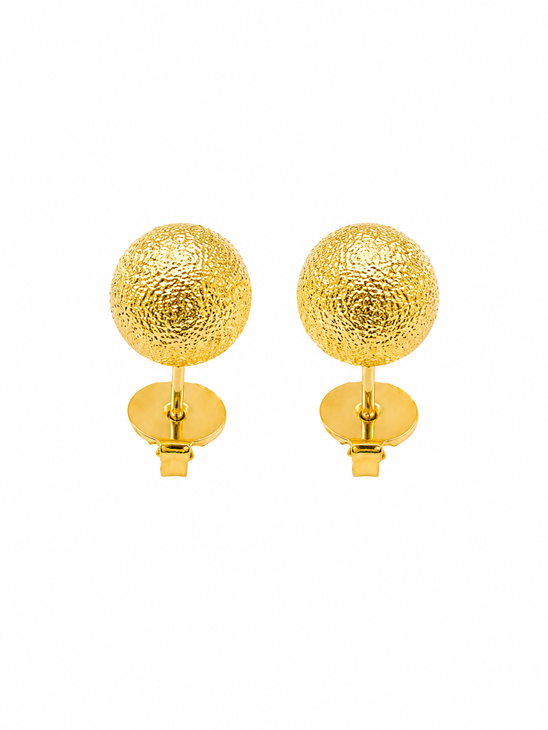 Aros Dorados Sofia dorado baño oro 18K Alenza