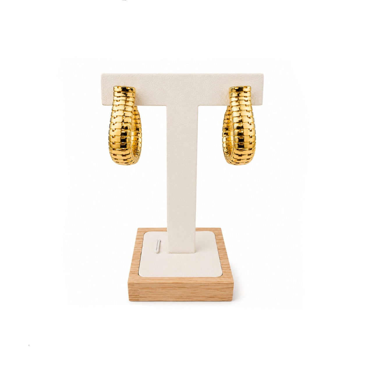 Aros Helix con Baño de Oro 18K.
