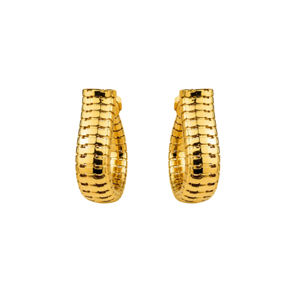 Aros Helix con Baño de Oro 18K.