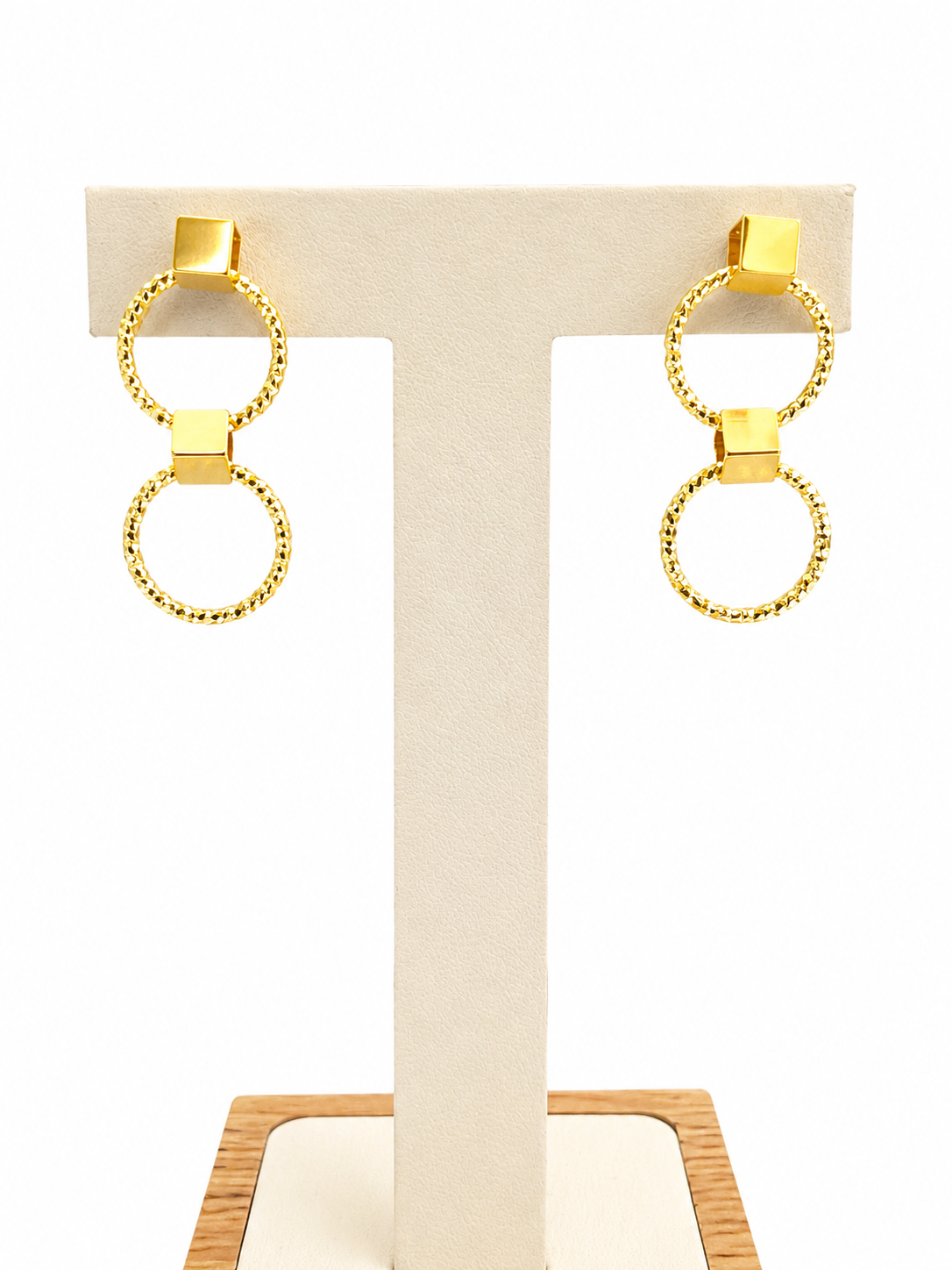 Aros Aura con Baño de Oro 18K