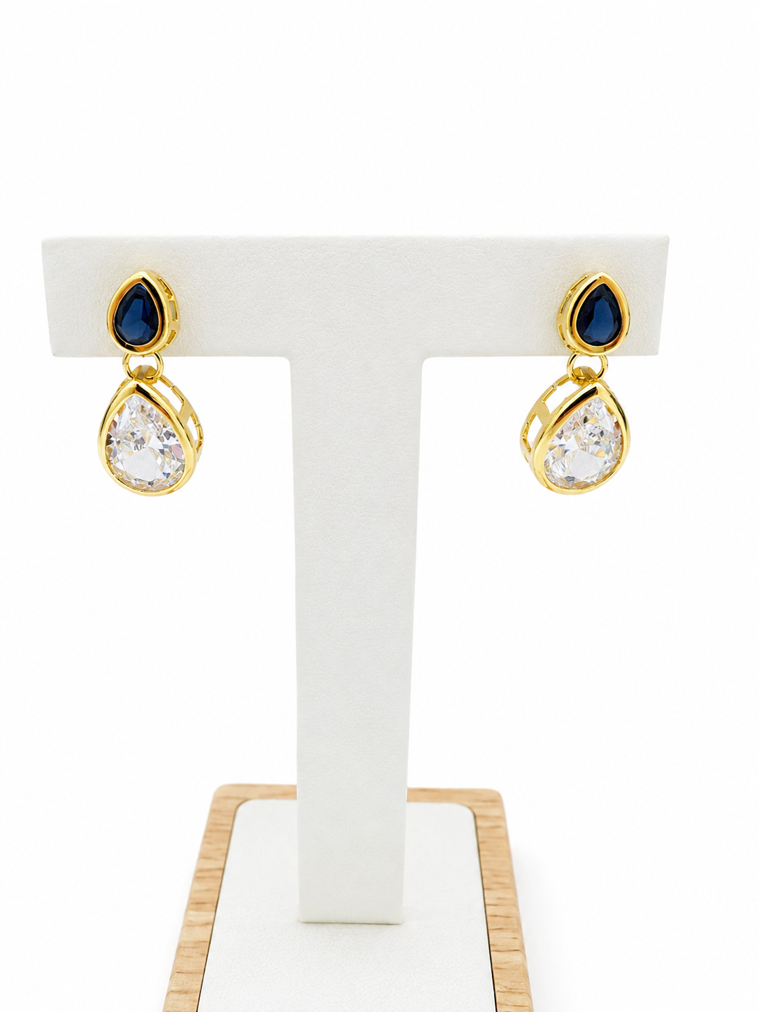 Aros Riviera con Baño de Oro 18K