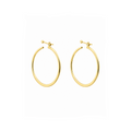 Argollas Classic Hoop Glow con Baño de Oro 18K.
