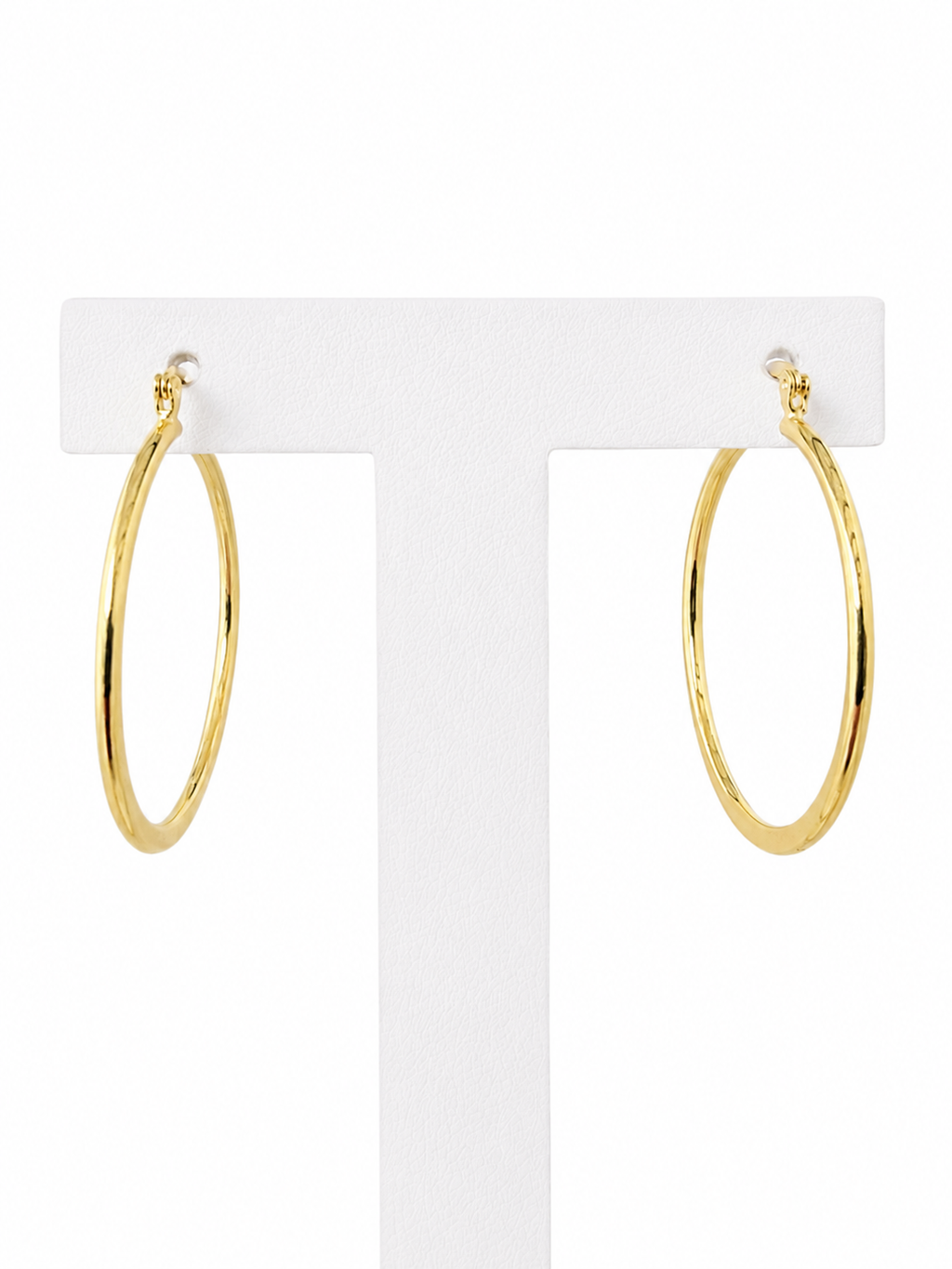 Aros Classic Hoop Glow con Baño de Oro 18K