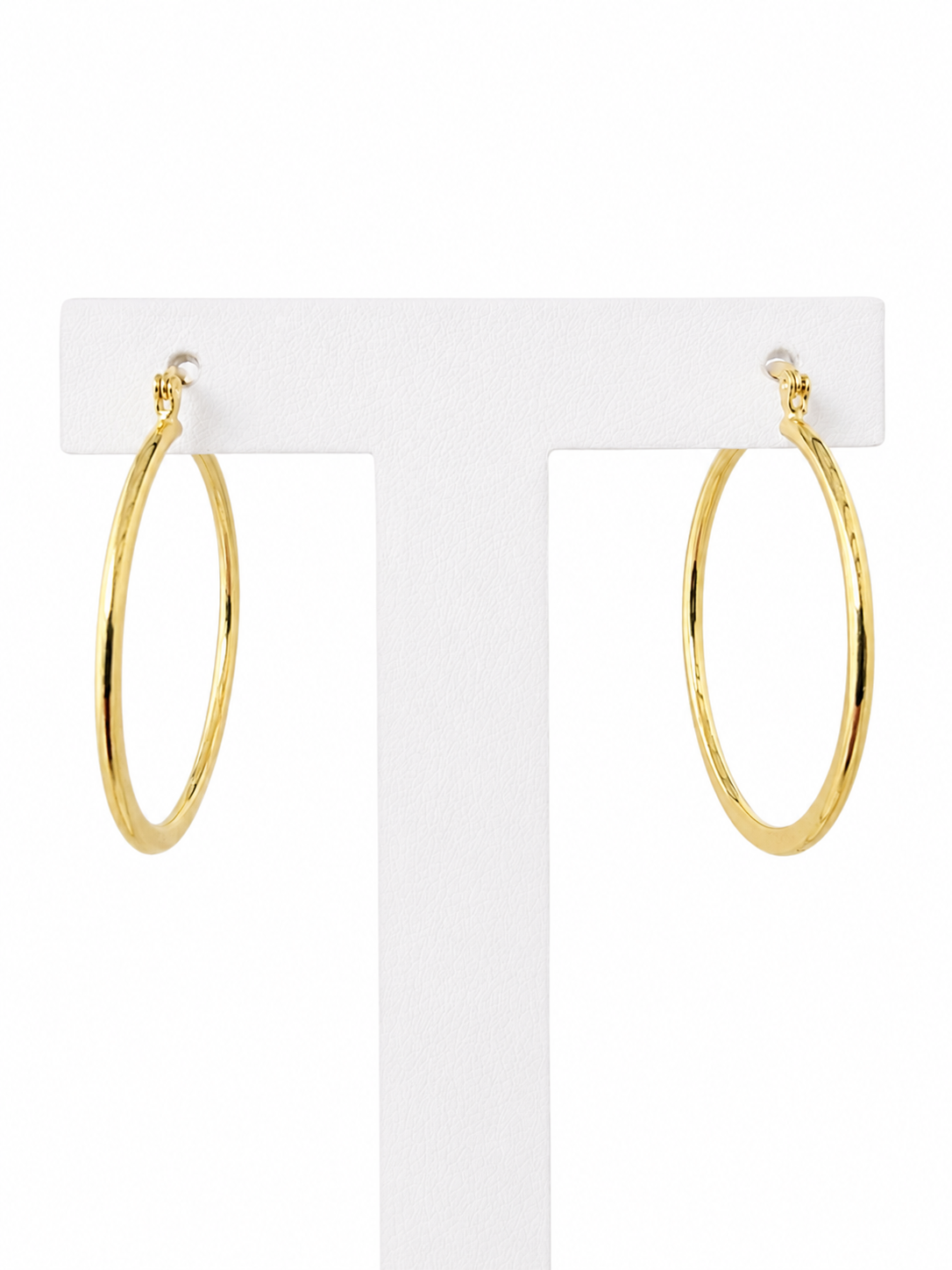 Aros Classic Hoop Glow con Baño de Oro 18K