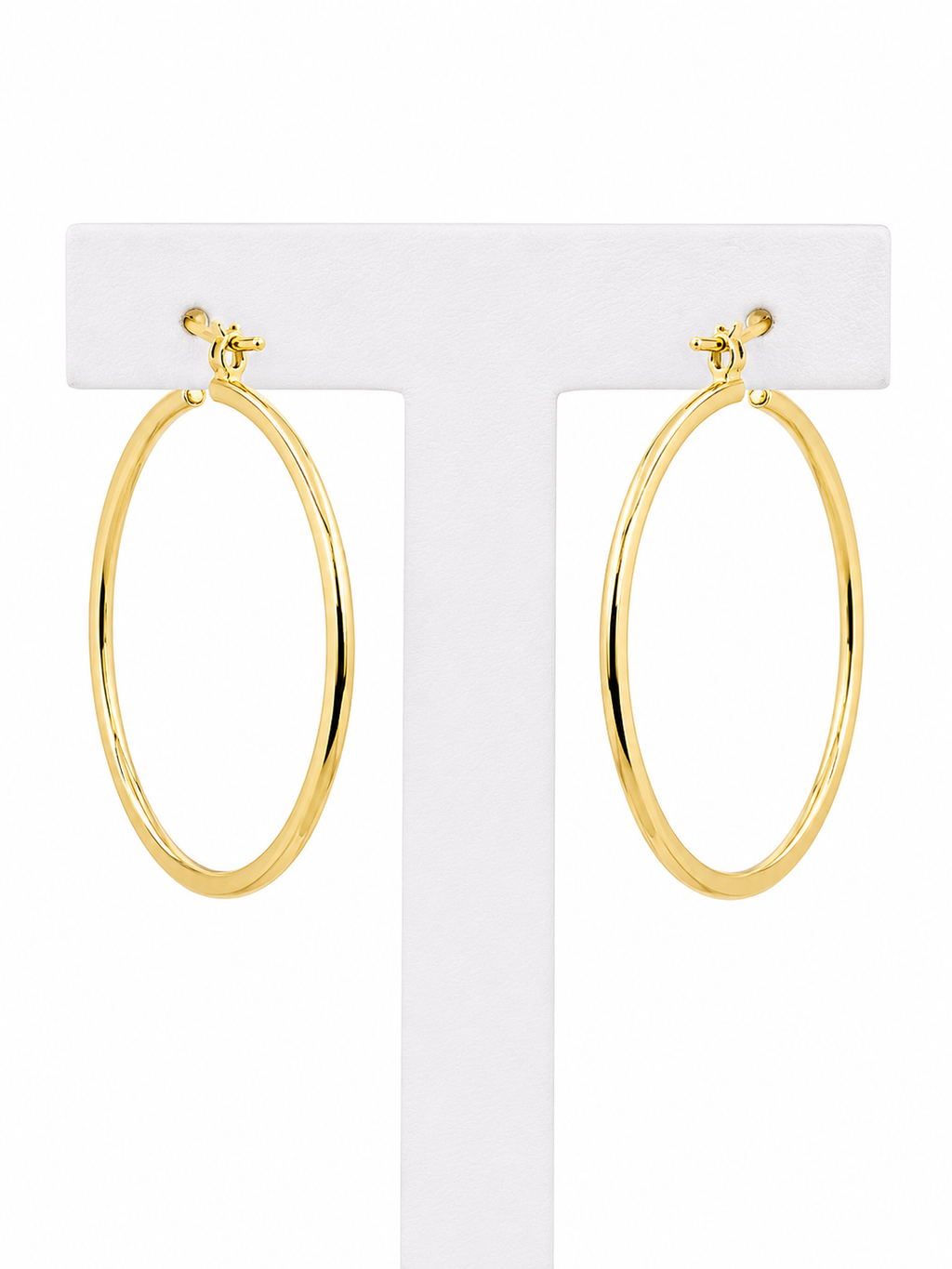 Aros Classic Hoop Glow con Baño de Oro 18K