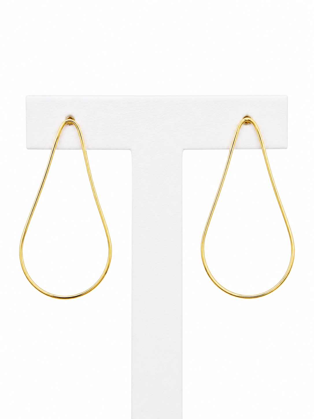 Aros Golden Drop Flow con Baño de Oro 18K