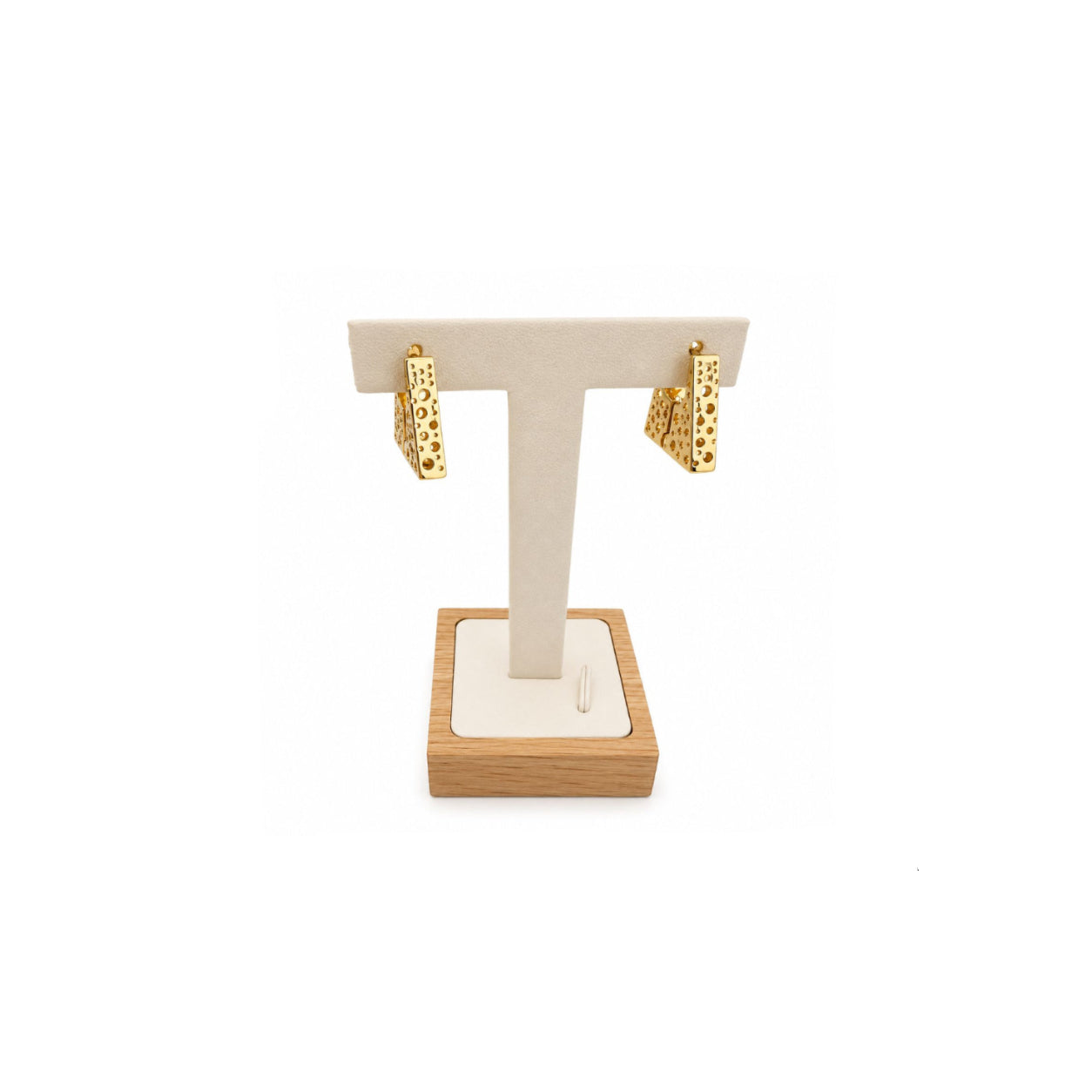 Aros Golden Prism con Baño de Oro 18K.