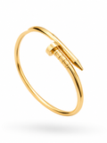 Brazalete dorado premium Alenza con baño de oro 18K