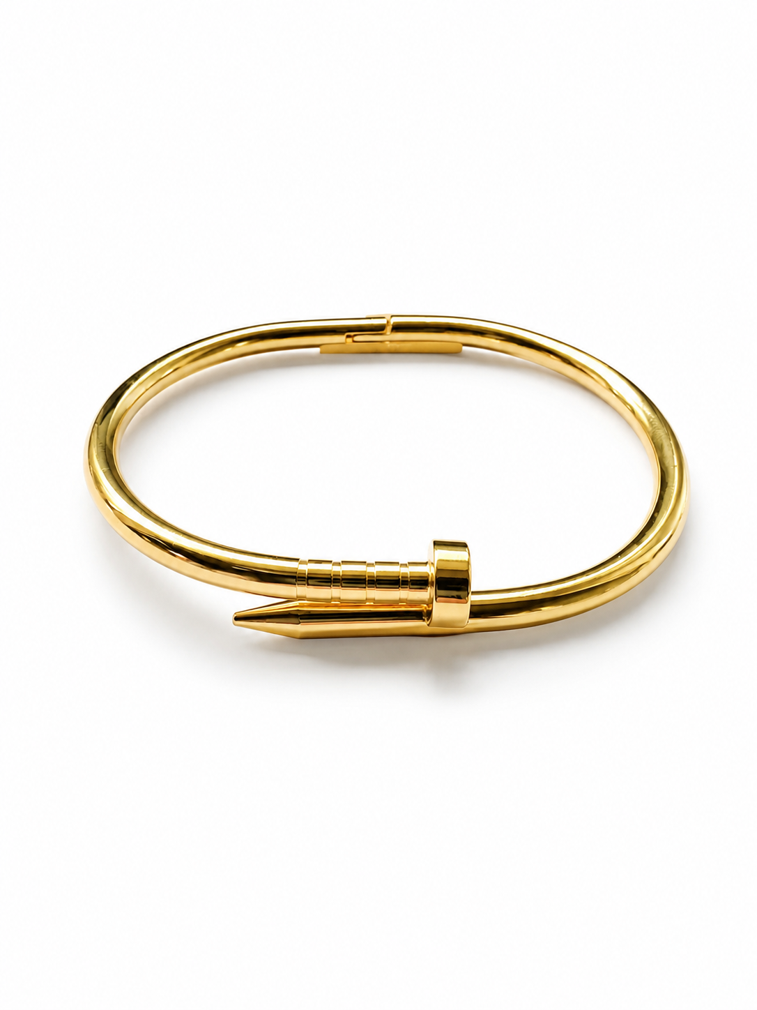 Brazalete Clavo Premium con Baño de Oro 18K