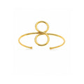 Brazalete Infinity Grace con Baño de Oro 18K.