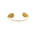 Brazalete Golden Leaves con Baño de Oro 18K.
