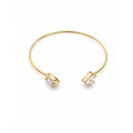 Brazalete Lumière Duo con Baño de Oro 18K.