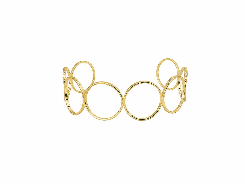 Brazalete Bold Essence con Baño de Oro 18K