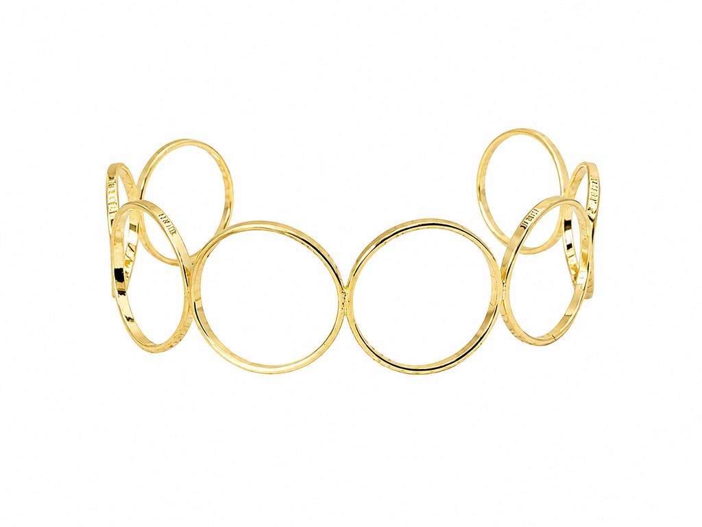 Brazalete Bold Essence con Baño de Oro 18K