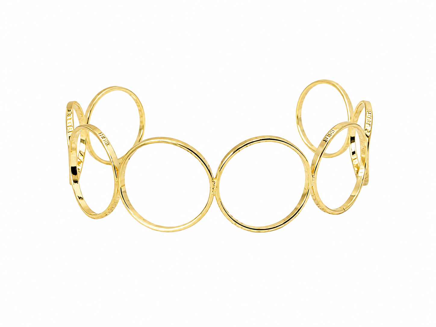 Brazalete Bold Essence con Baño de Oro 18K