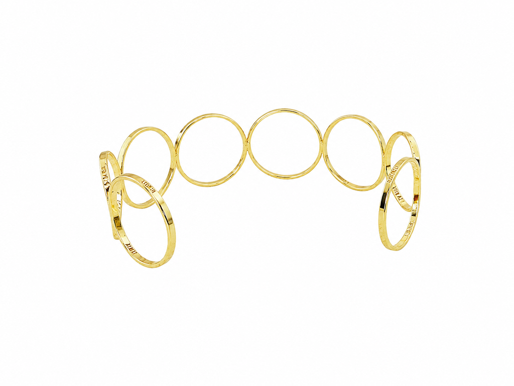 Brazalete Bold Essence con Baño de Oro 18K
