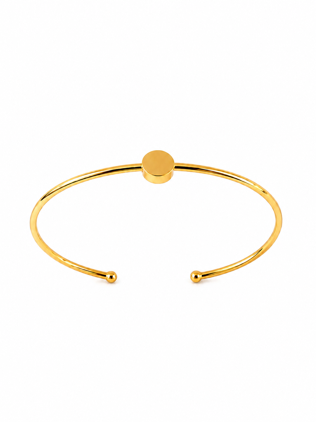 Brazalete Dorado Soft Radiance con Baño de Oro 18K Alenza dorado amarillo baño oro 18K