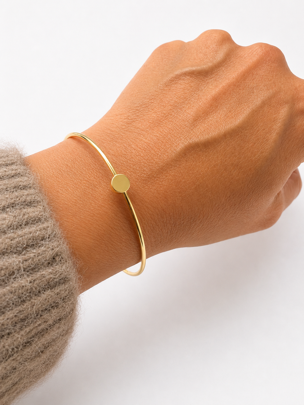 Brazalete Soft Radiance con Baño de Oro 18K
