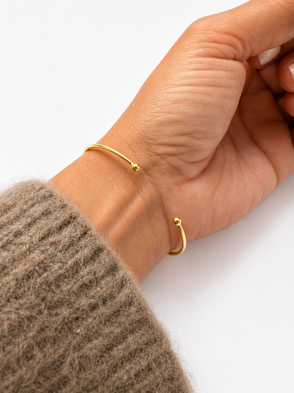 Brazalete Soft Radiance con Baño de Oro 18K