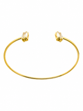 Brazalete Dorado Classic Glow con Baño de Oro 18K Alenza dorado amarillo baño oro 18K