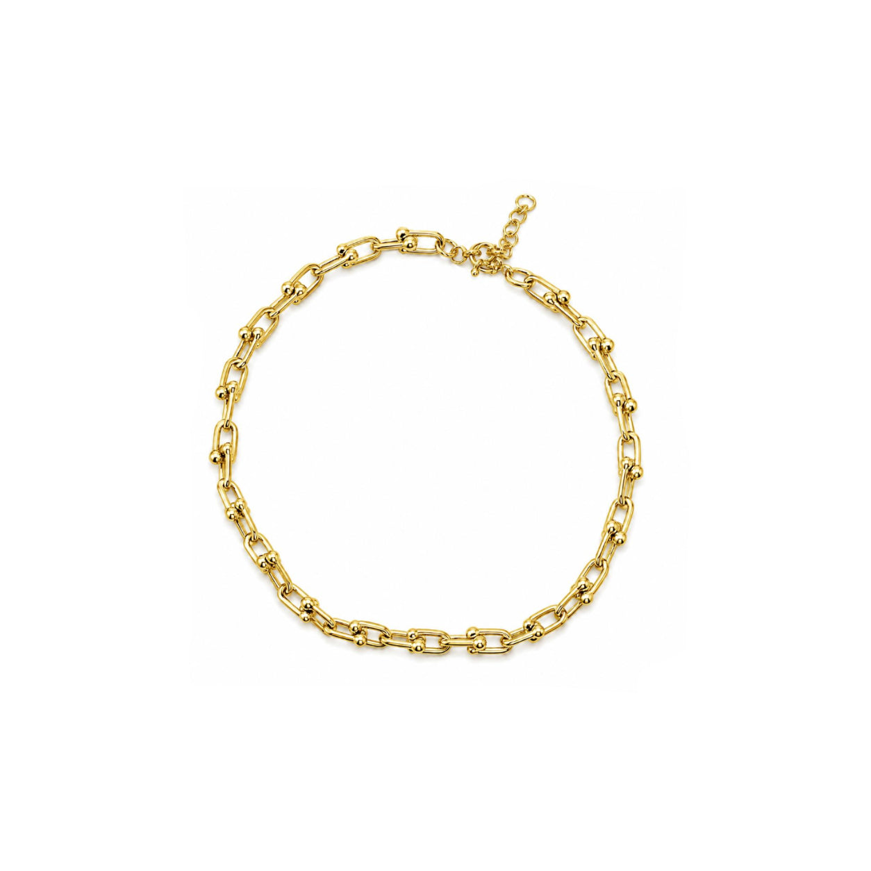 Collar Choker Eslabón Iconic con Baño de Oro 18K