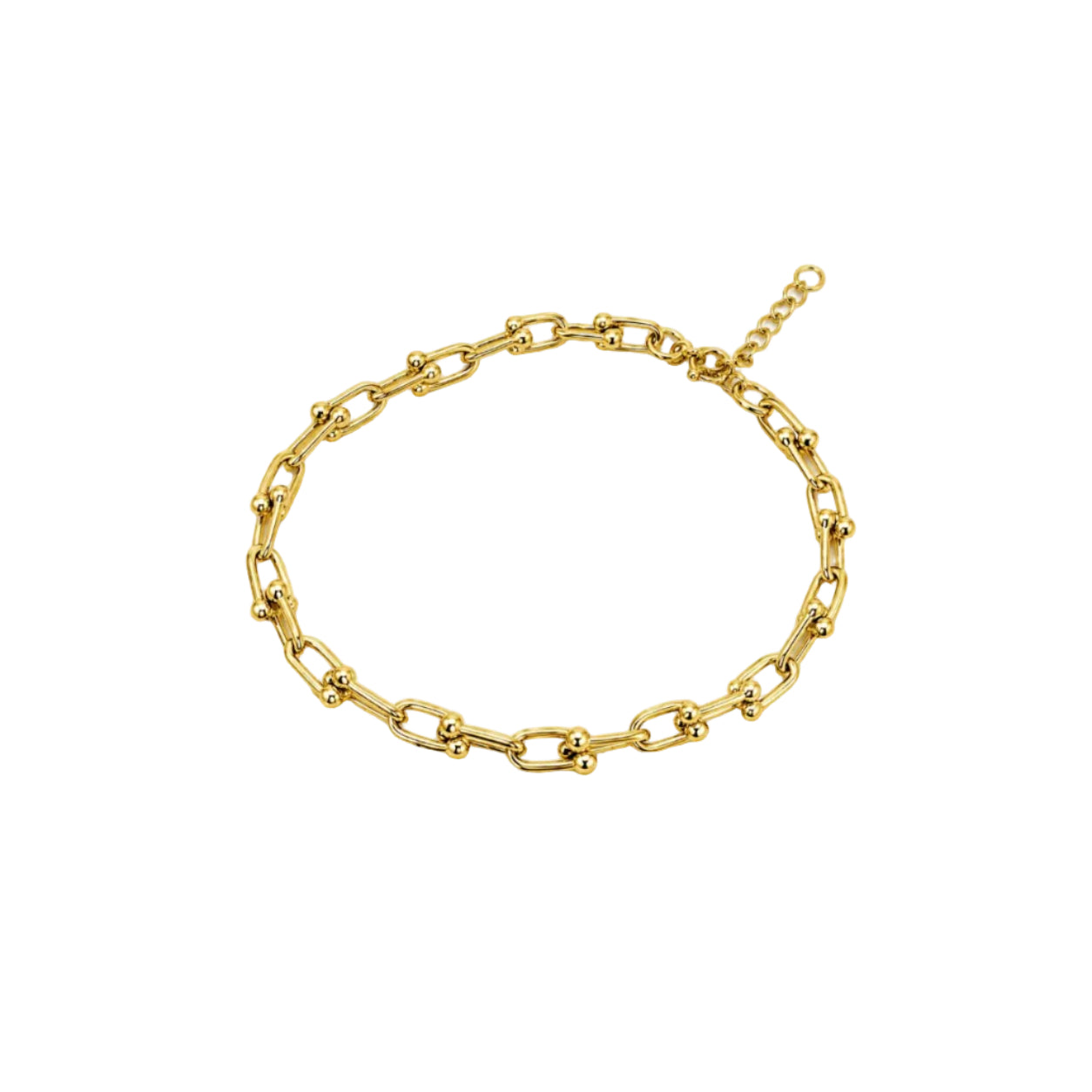 Collar Choker Eslabón Iconic con Baño de Oro 18K