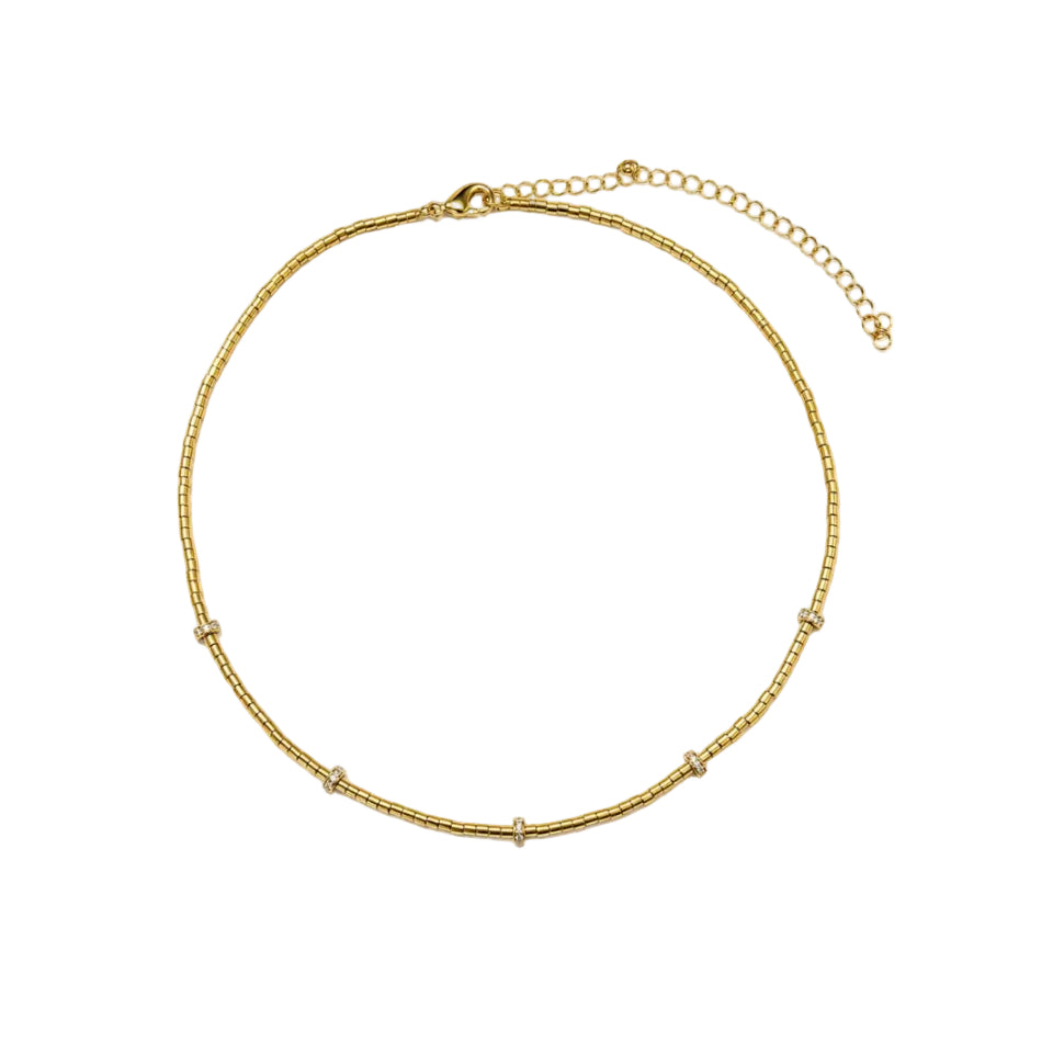 Collar Golden Harmony con Baño de Oro 18K.