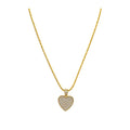 Collar Corazón Lumina con Baño de Oro 18K.