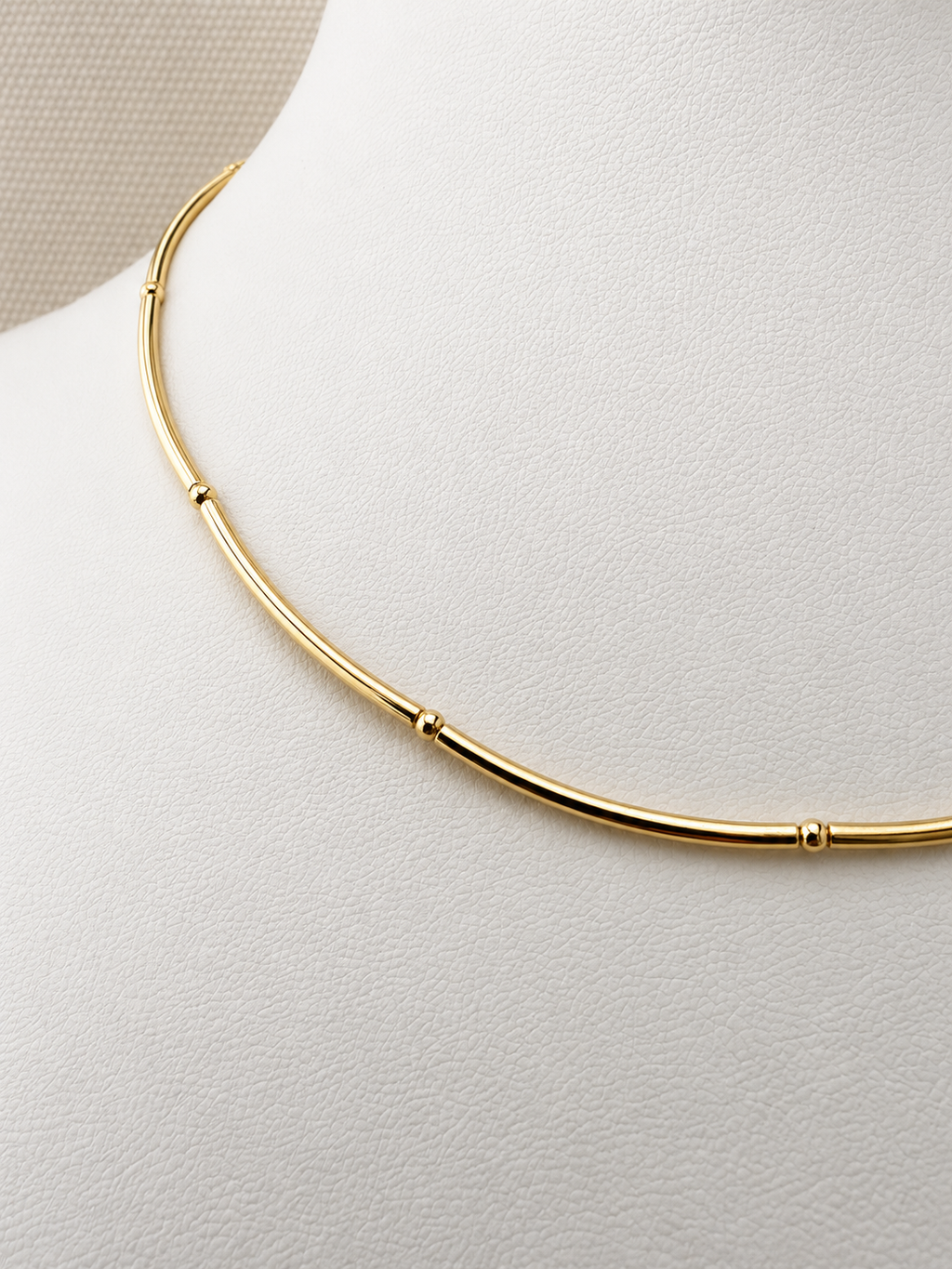 Collar Pure Line con Baño de Oro 18K