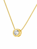Collar Dorado Riviera Glow con Baño de Oro 18K Alenza dorado amarillo premium baño oro 18K