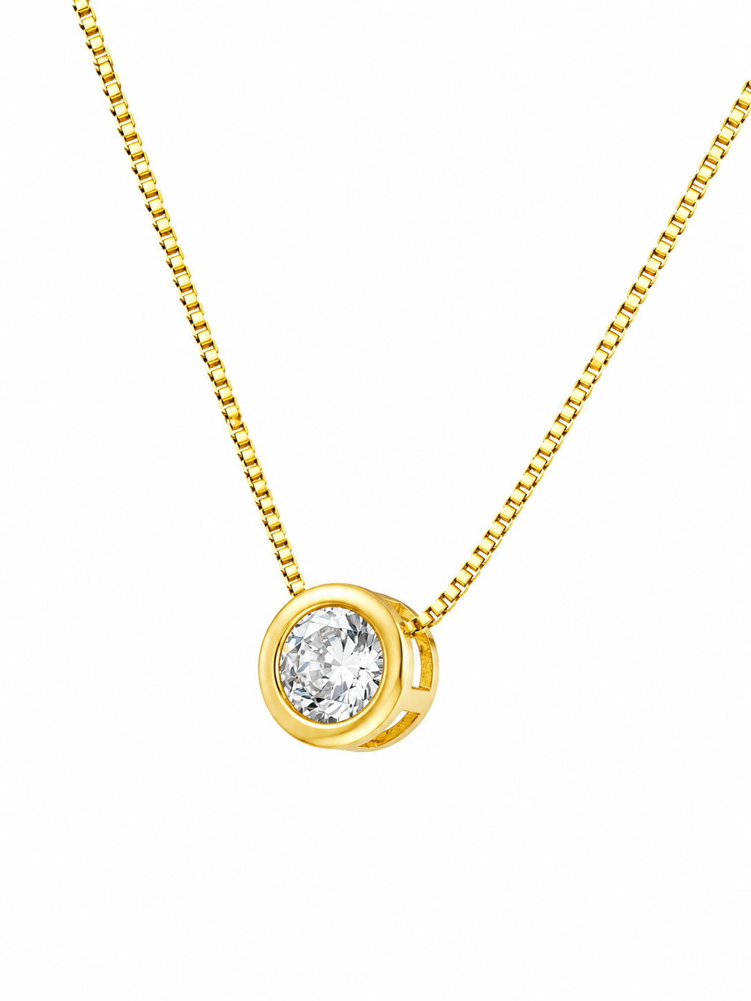 Collar Dorado Riviera Glow con Baño de Oro 18K Alenza dorado amarillo premium baño oro 18K