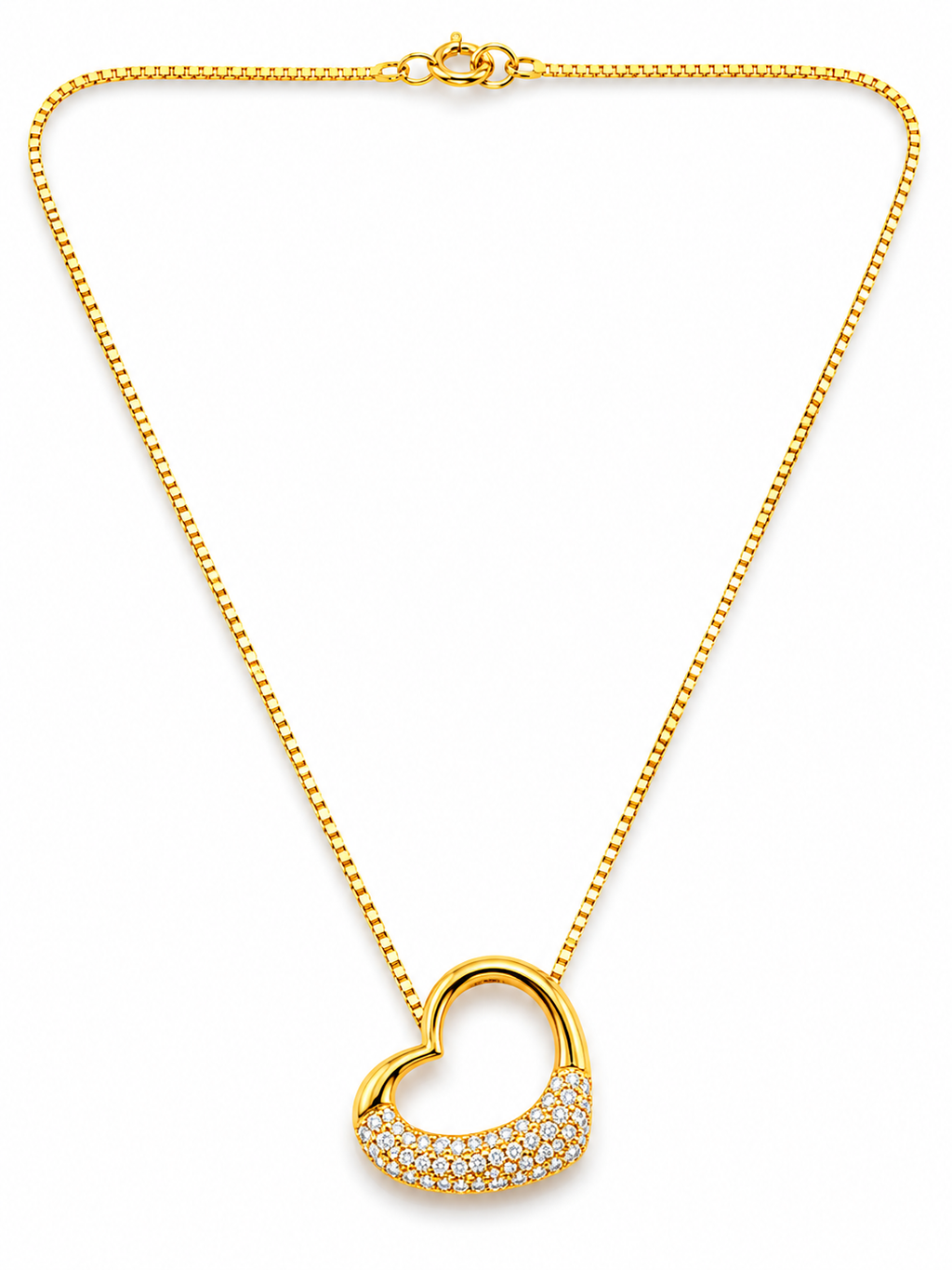 Collar Dorado Classic Radiance con Baño de Oro 18K Alenza dorado amarillo premium baño oro 18K