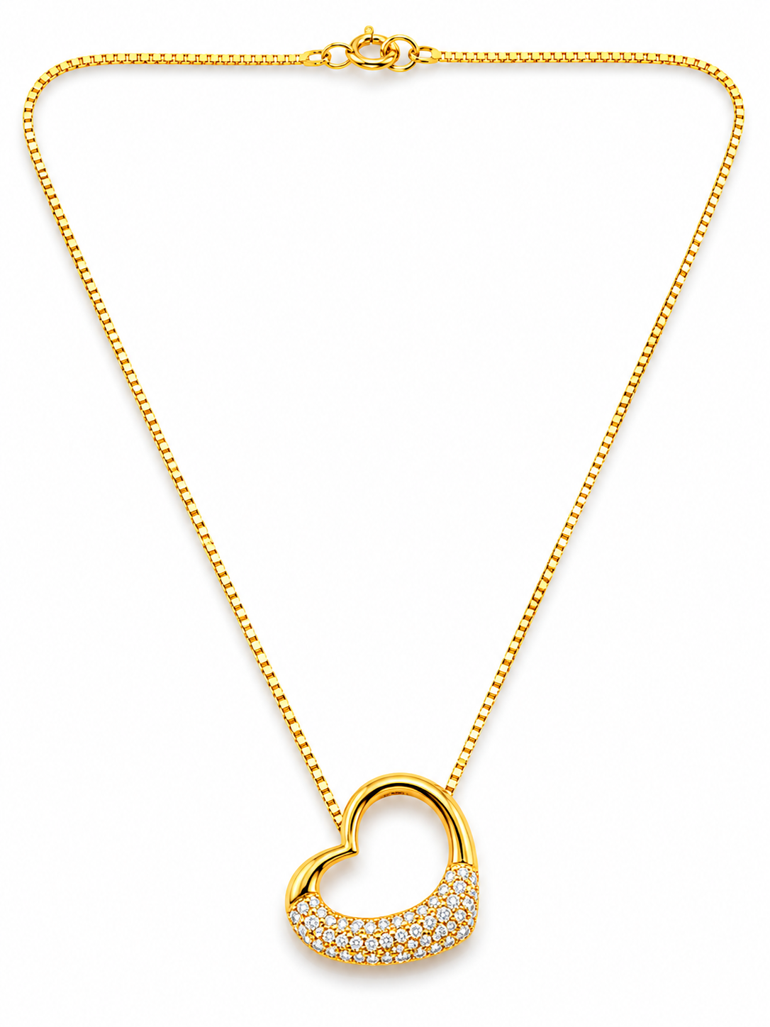Collar Dorado Classic Radiance con Baño de Oro 18K Alenza dorado amarillo premium baño oro 18K
