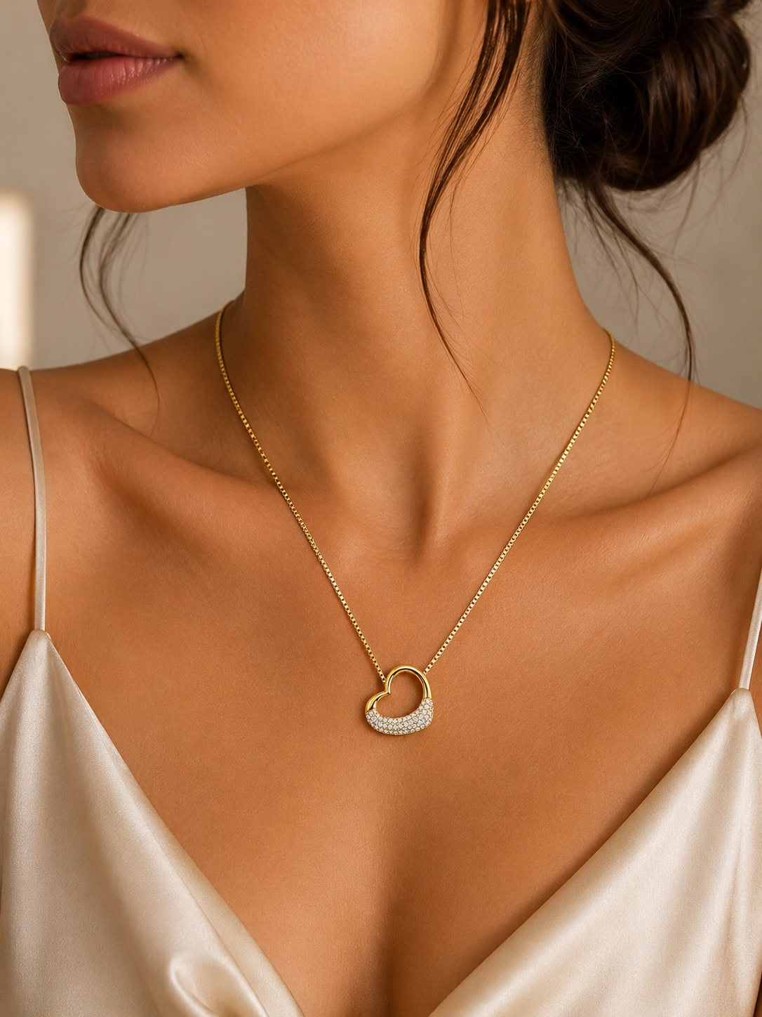 Collar Classic Radiance con Baño de Oro 18K