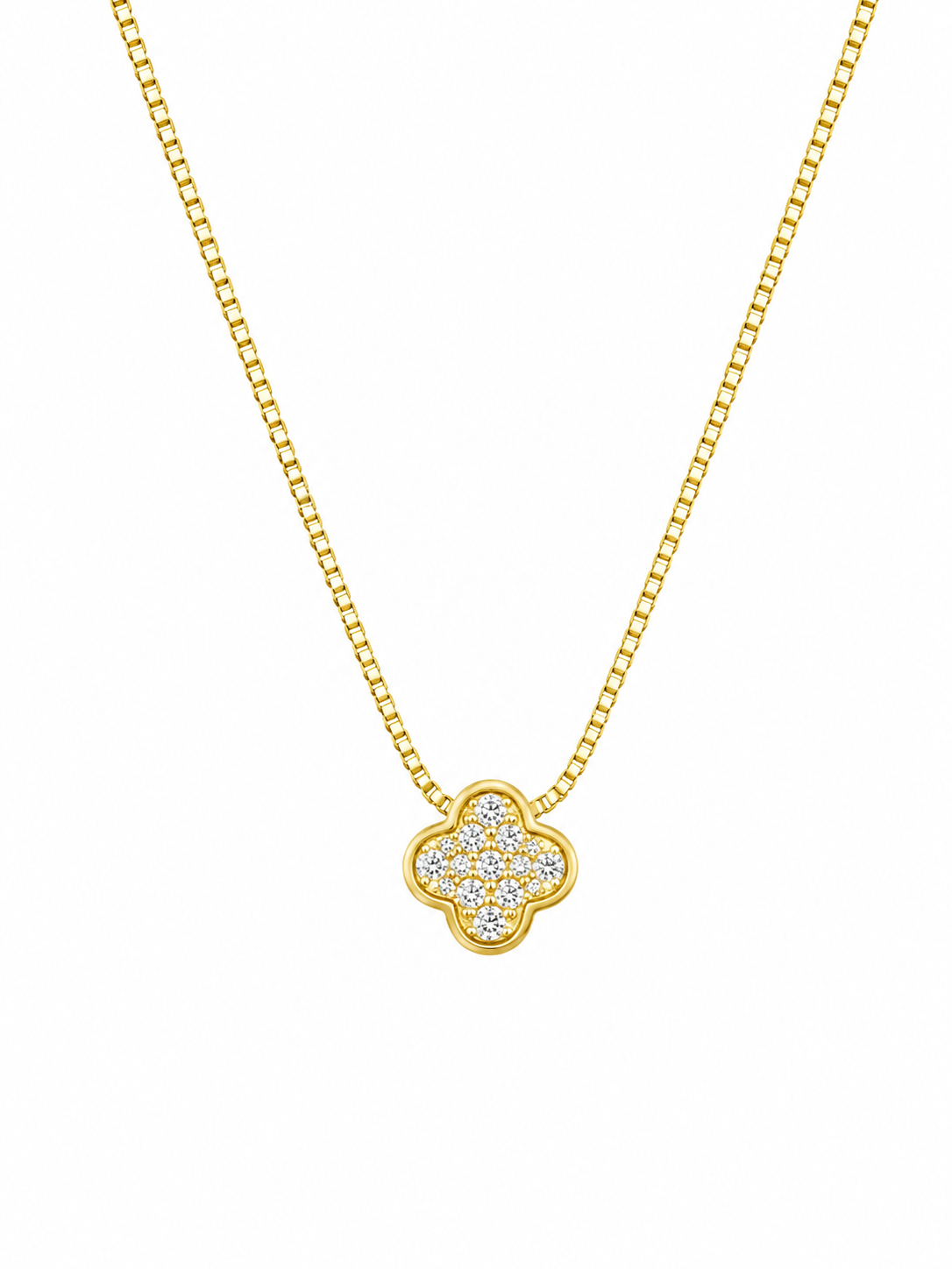 Collar Dorado Statement Grace con Baño de Oro 18K Alenza dorado amarillo premium baño oro 18K