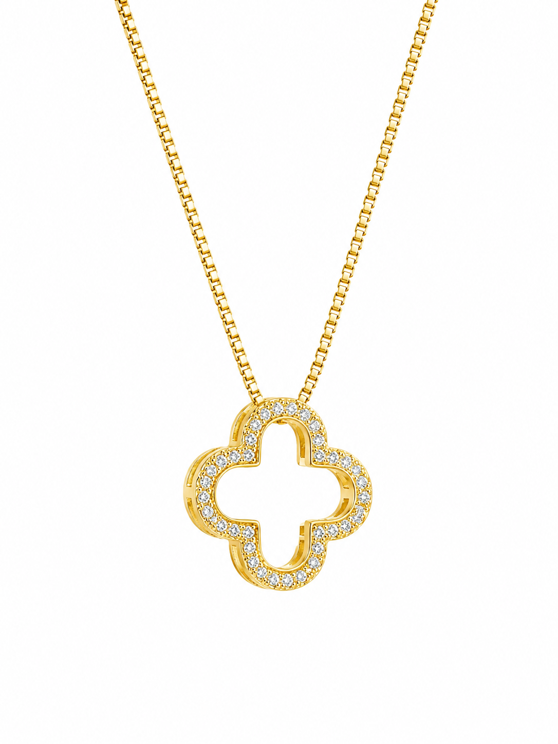 Collar Dorado Amelie Glow con Baño de Oro 18K Alenza dorado amarillo premium baño oro 18K