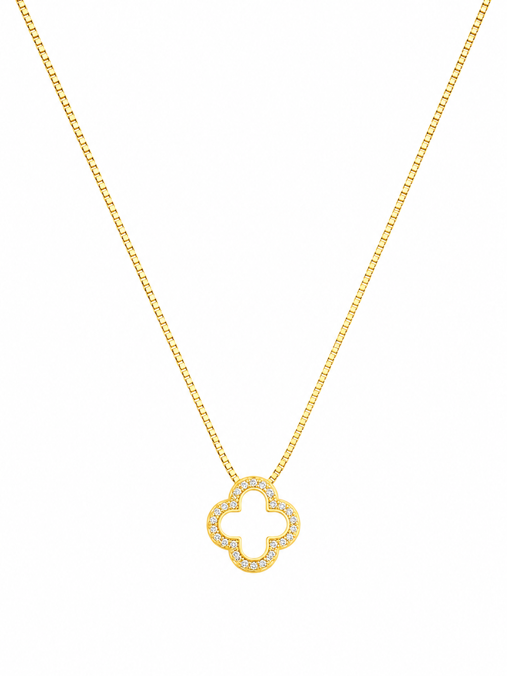 Collar Amelie Glow con Baño de Oro 18K
