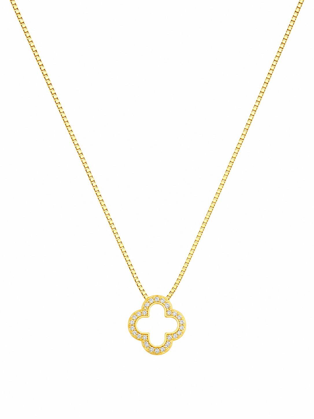 Collar Amelie Glow con Baño de Oro 18K