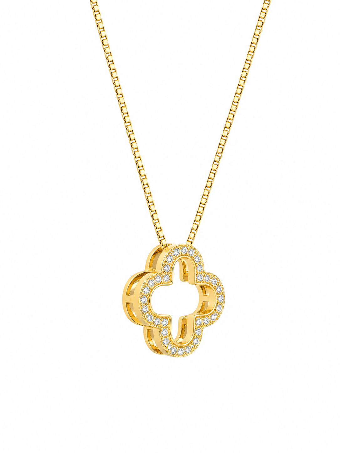 Collar Amelie Glow con Baño de Oro 18K