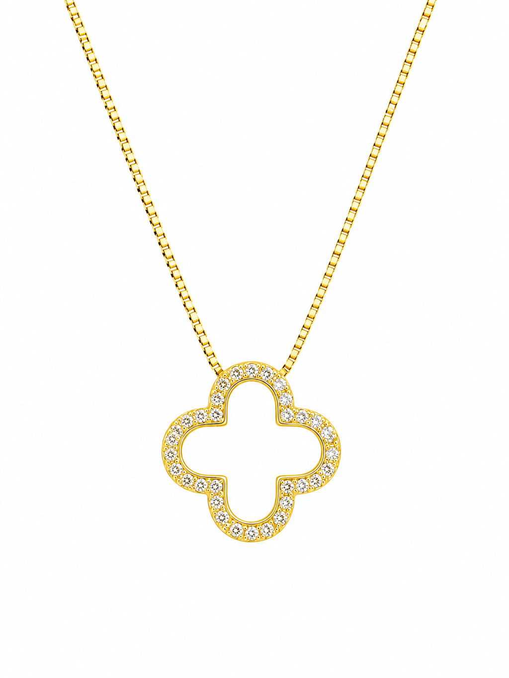 Collar Amelie Glow con Baño de Oro 18K