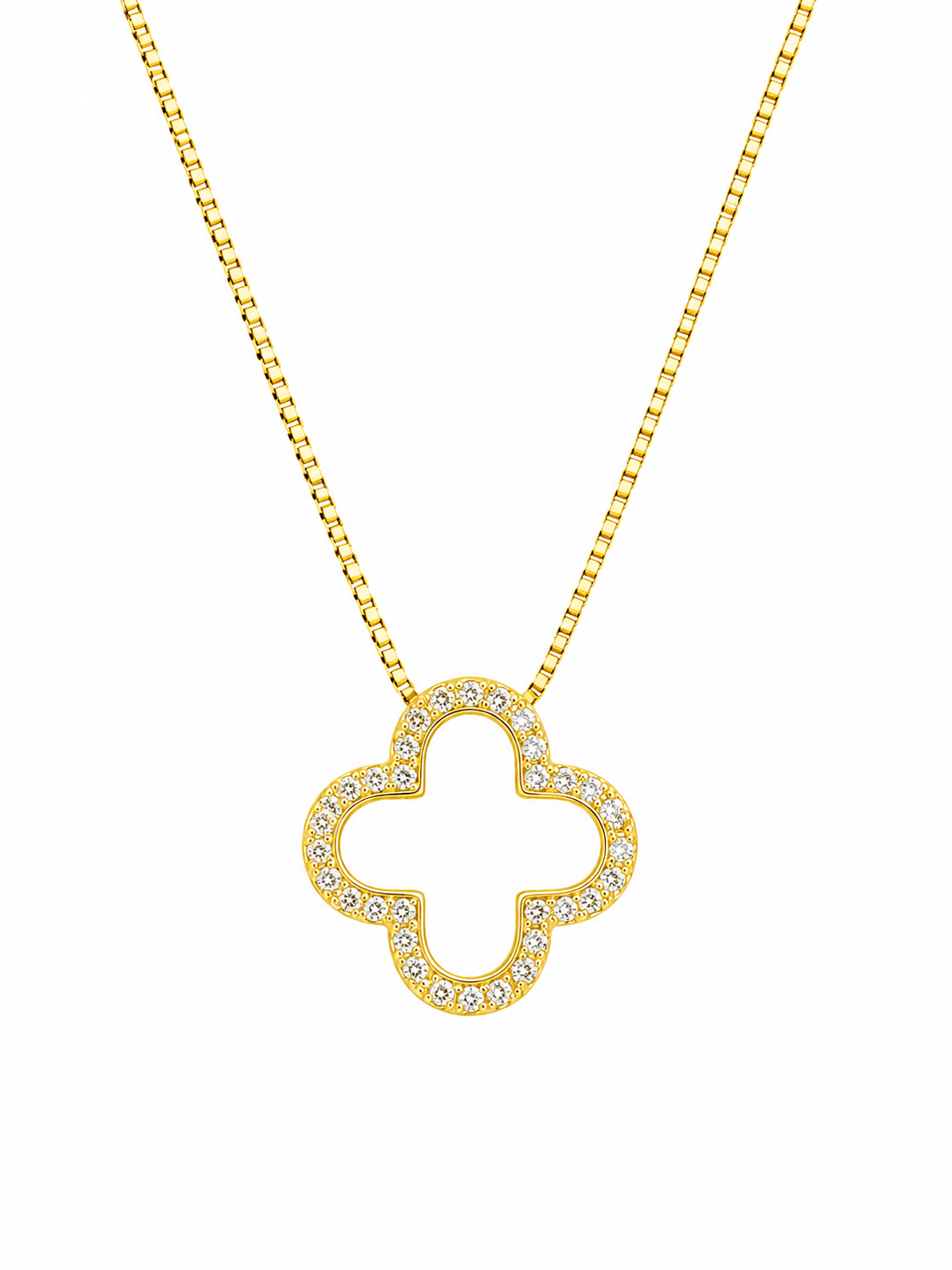 Collar Amelie Glow con Baño de Oro 18K