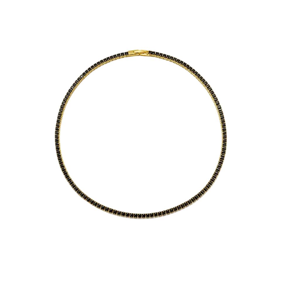 Collar Noir Gold con Baño de Oro 18K