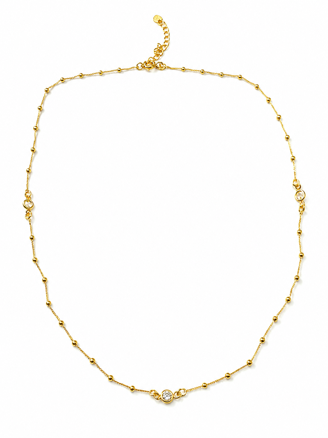 Collar Pure Shine con Baño de Oro 18K