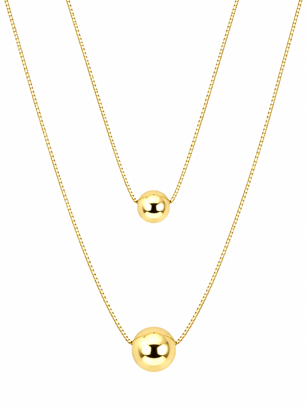 Collar Bolihas con Baño de Oro 18K