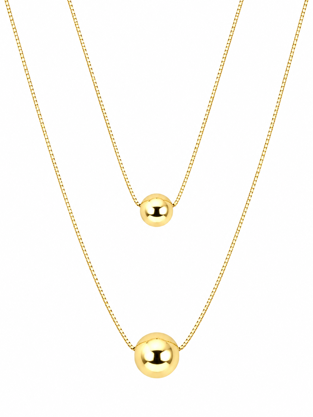 Collar Bolihas con Baño de Oro 18K
