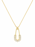Collar Dorado CL3631 con Baño de Oro 18K sobre fondo blanco