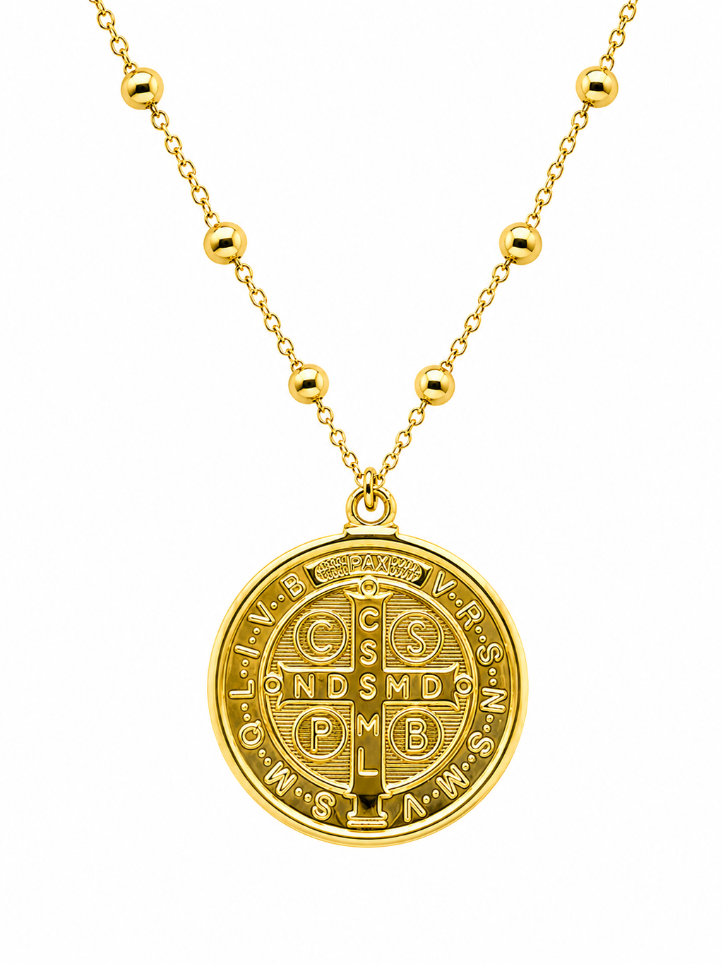 Collar Dorado Golden Line con Baño de Oro 18K Alenza dorado amarillo premium baño oro 18K