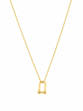 Collar Dorado CL6255 con Baño de Oro 18K sobre fondo blanco